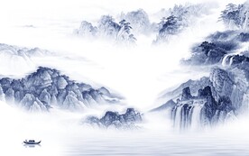 高雅 轻奢高端山水 Tif分层