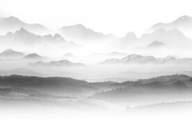 高清 意境灰色山水 TiF分层