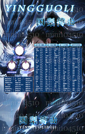 蓝色背景冠名海报设计