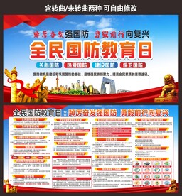 国防教育宣传栏