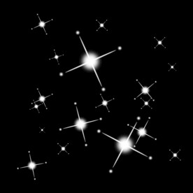 免抠白色炫光光线光晕效果元素