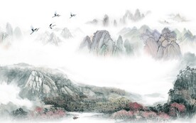 最新 中式山水新图 TIF分层