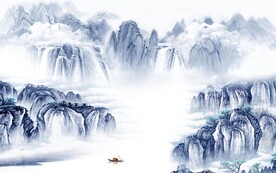 高档 中式山水新图 TIF分层