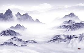 爆款 意境高档山水 Tif分层