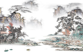 大气 意境高档山水 Tif分层