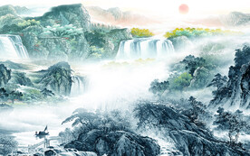 最新 中式新山水画 TiF分层