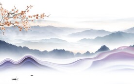 人气 中式新山水画 TiF分层