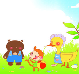 卡通可爱小动物