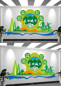 文明城市文化墙