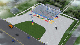 加油站设计案例效果图