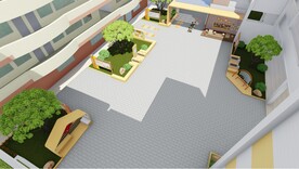 德智体美劳中庭景观文化