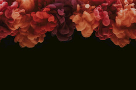 黄色渐变3d烟雾背景