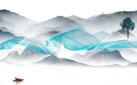 大气 新传中式山水 TIf分层