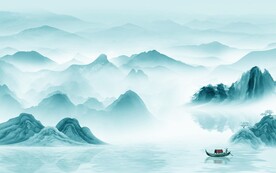 高端 新传中式山水 Tif分层