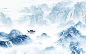 高清 新传中式山水 Tif分层