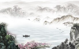 大气 新传中式山水 Tif分层