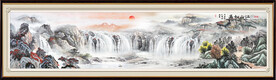 巨幅山水国画