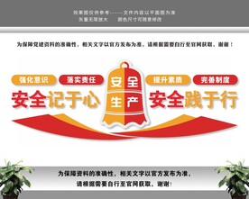 安全生产安全月文化墙