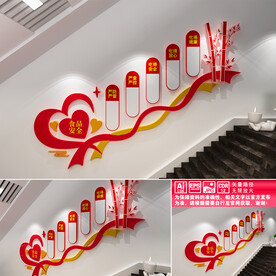 食品安全楼道文化墙