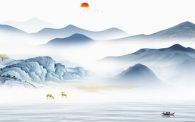 高清 高雅高端山水 Tif分层