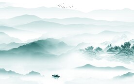 爆款 新品意境山水 TIf分层