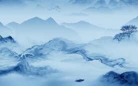 现代 高清简意山水 TIf分层