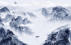 大气 清晰新传山水 Tif分层