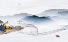 简约 人气山水新图 TIF分层