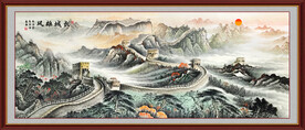 长城山水画