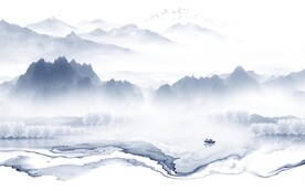 大气 意境清晰山水 tiF分层