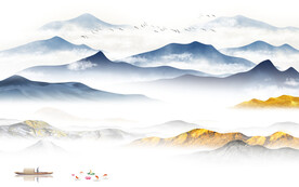 高雅 新品中式山水 TiF分层