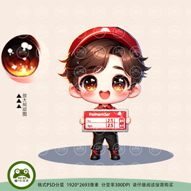 举着活动牌的加油员