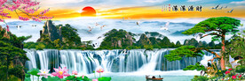 巨幅山水画
