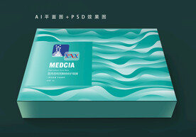 高端护肤补水套盒包装设计