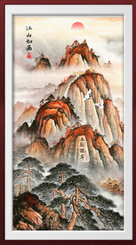 五岳独尊泰山日出