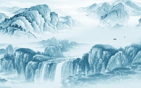 新款 最新现代山水 TIf分层