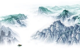 现代 爆款中式山水 TiF分层