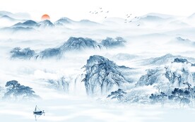 现代 新传简意山水 TIf分层