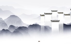 人气 中式意境山水 TIF分层