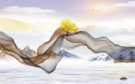 新款 高端人气山水 TiF分层