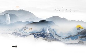 高清 高端人气山水 TiF分层