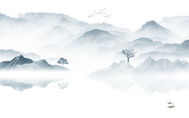 高端 意境高档山水 Tif分层