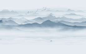 水墨山水画