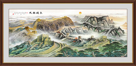 长城山水画