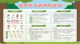春季传染病预防健康教育宣传栏