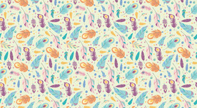 墙布羽毛背景墙