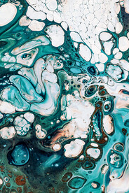 绿色流体渐变科技线条背景