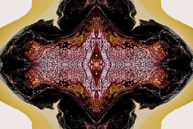 褐色流体渐变科技线条背景