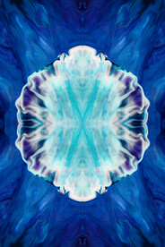 蓝色流体渐变科技线条背景