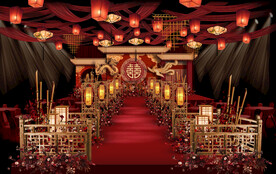 中式婚礼仪式区